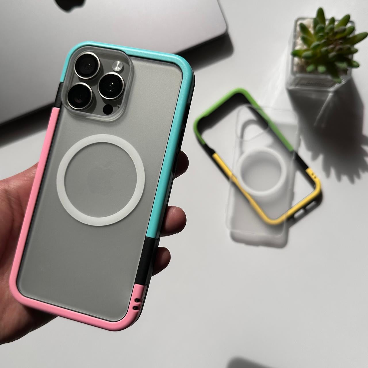 Bumper Edge Frame with Pure MagSafe Matte Back Case (Code BPC58)