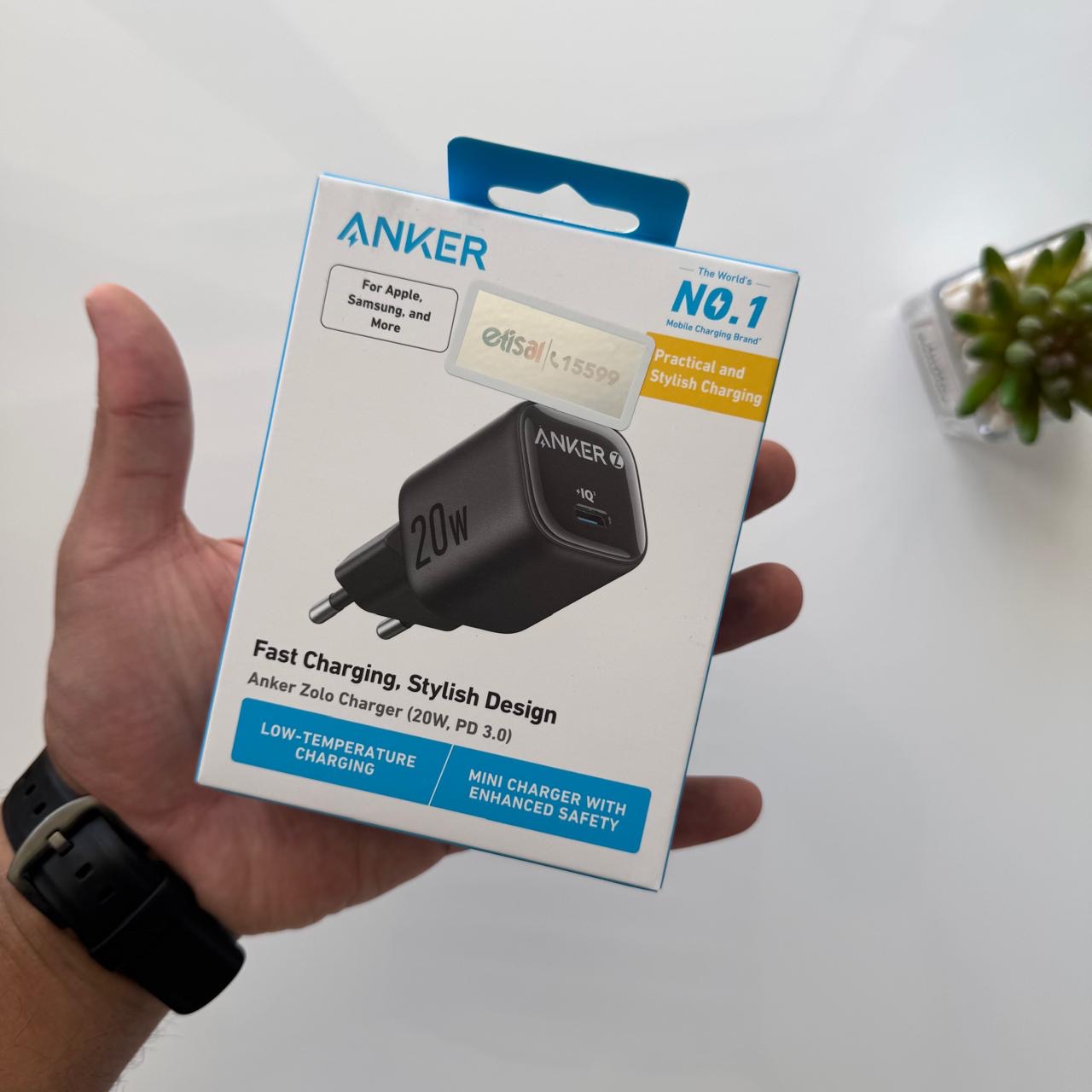 ANKER Fast Charging Stylish Design Zolo Charger 20W (Code A2699L11)