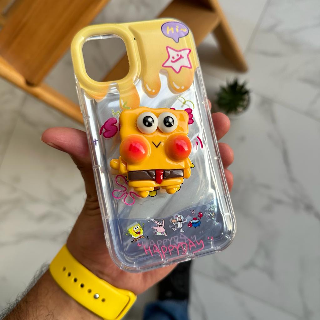 Disney Printed Silicone Sheet Case With Pop Socket 15-12 (Code DSH28)
