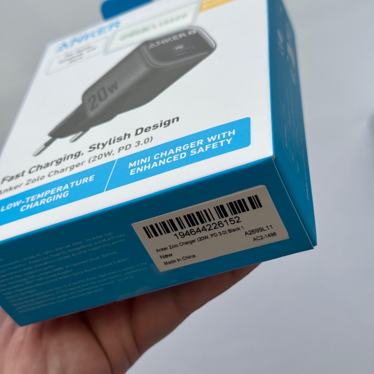 ANKER Fast Charging Stylish Design Zolo Charger 20W (Code A2699L11)