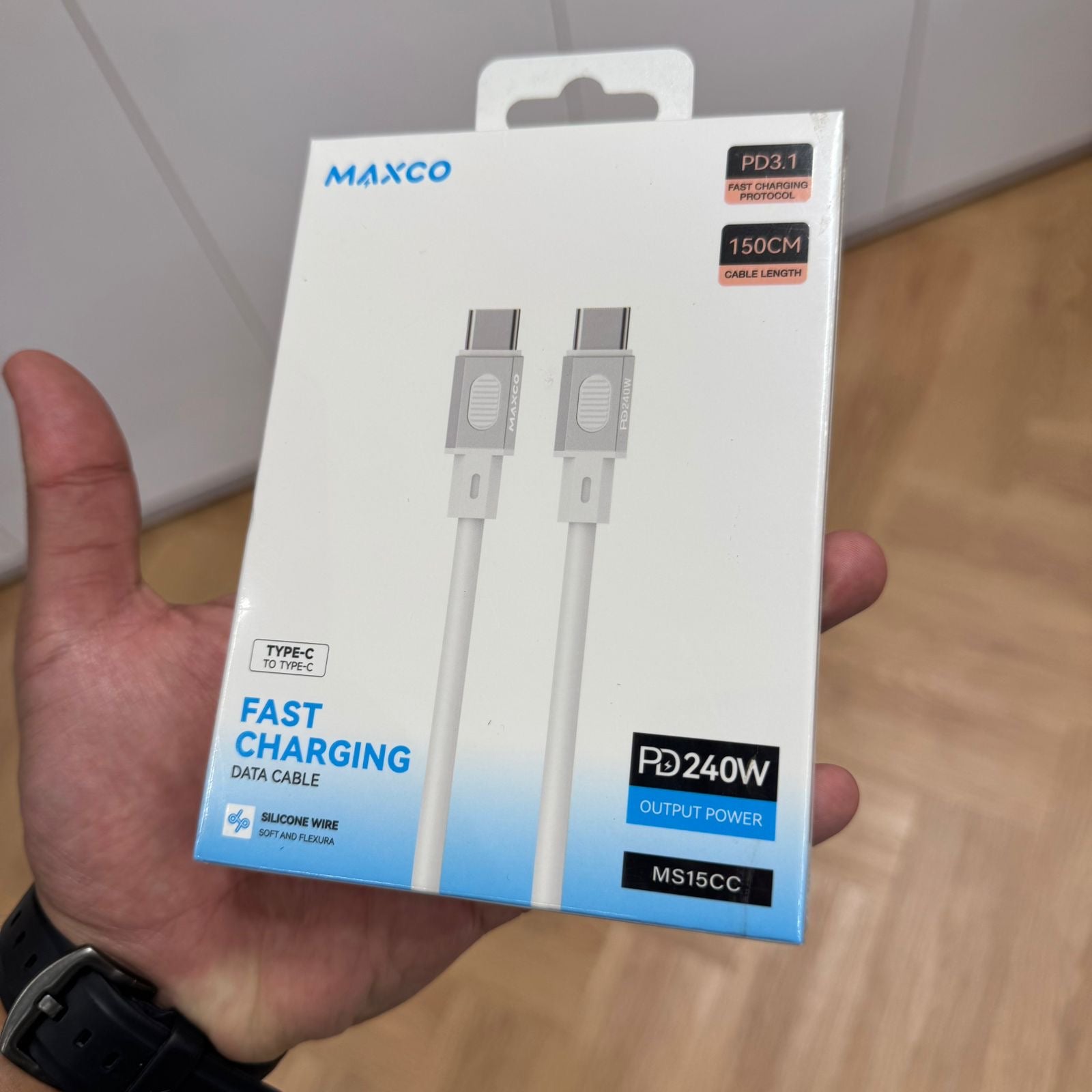 MAXCO Type-C to Type-C Fast Charging Data Cable (Code MS15CC)