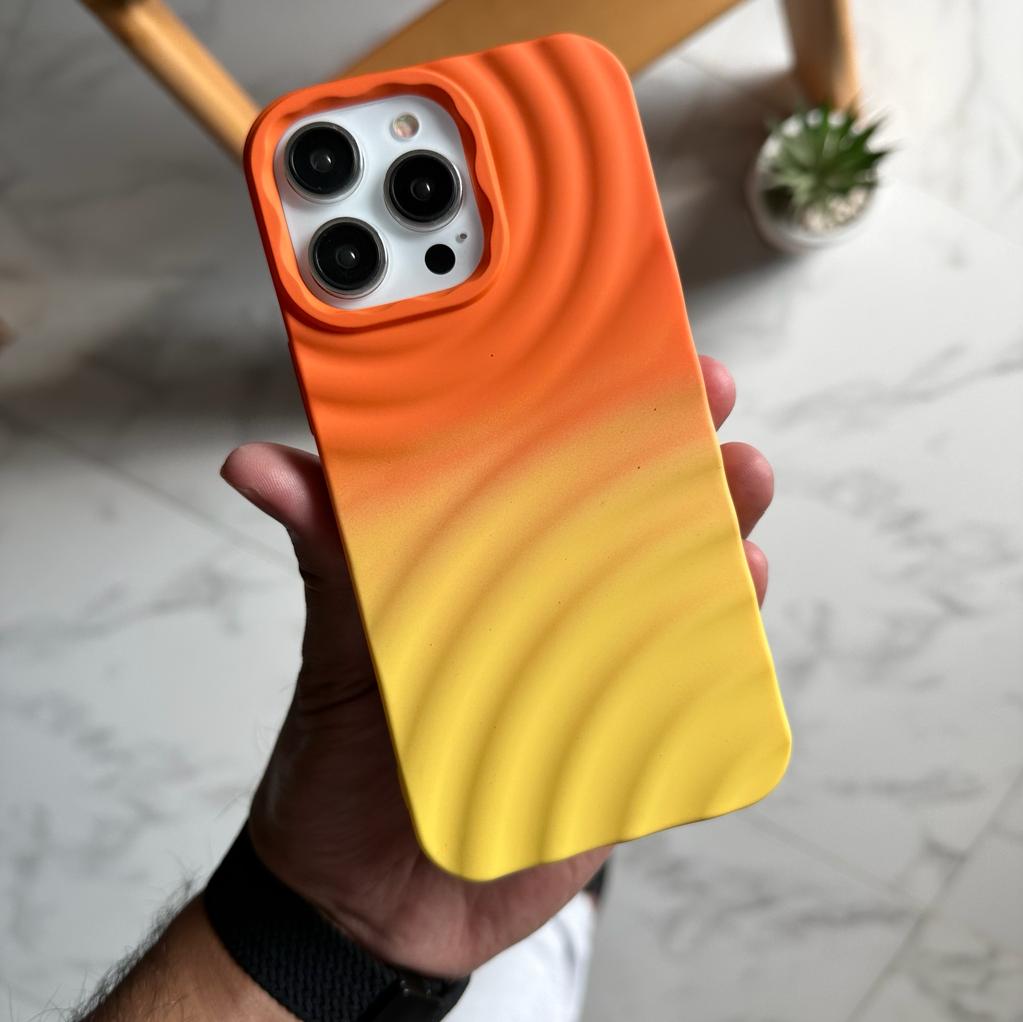 Gradient Waves Colours Silicone Case (Code GRW44)