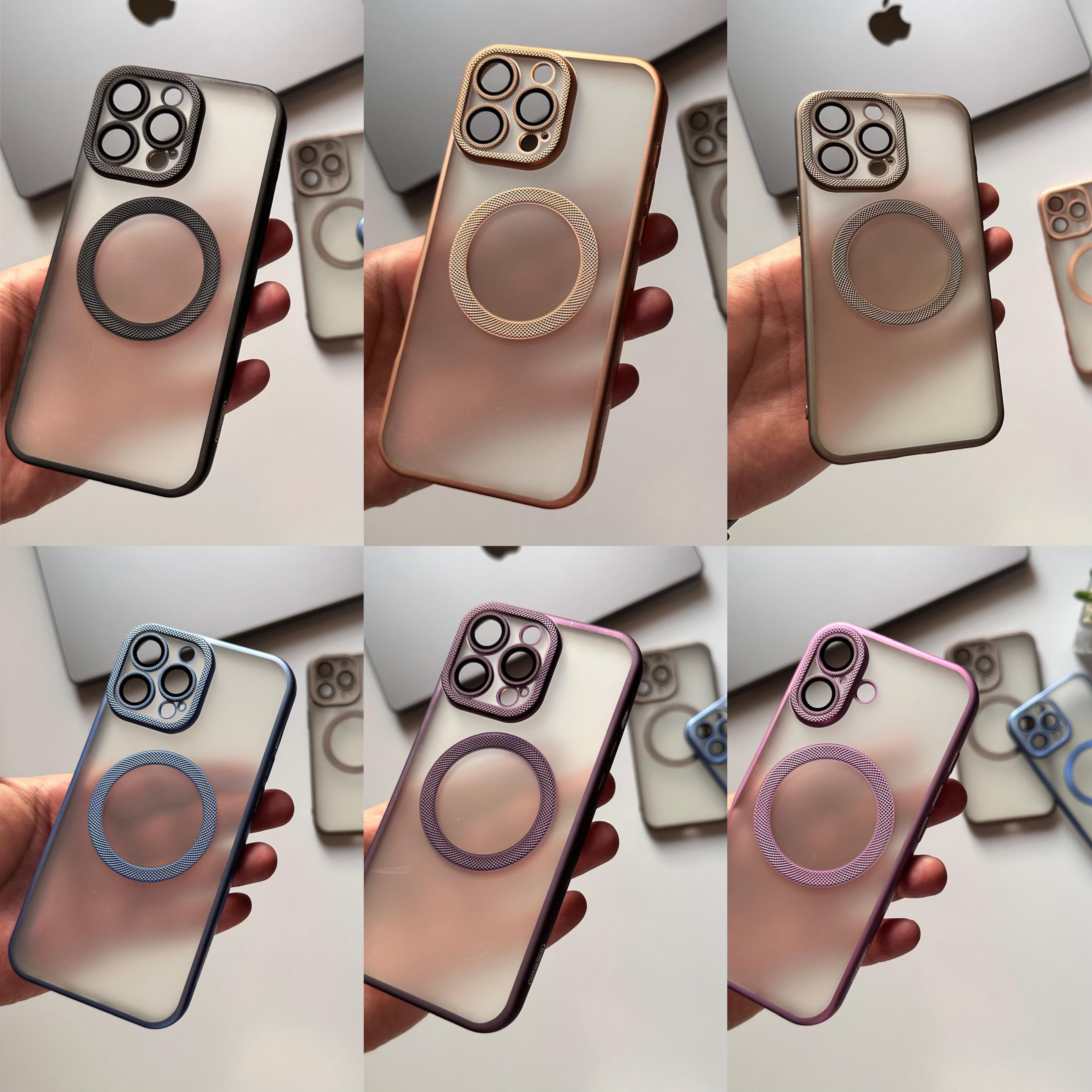 Pure MagSafe with Ring Lens Protector Case (Code NMC50)