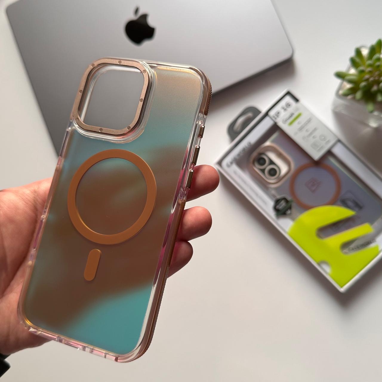 Heliogram Coloured Frame MagSafe with Metal Frame Camera Case (Code CLC65)