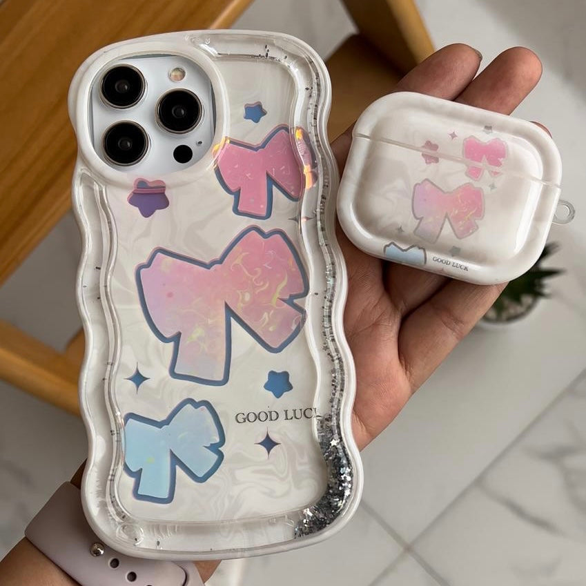 Waves Glitter Butterflies Case (Code BTF42)