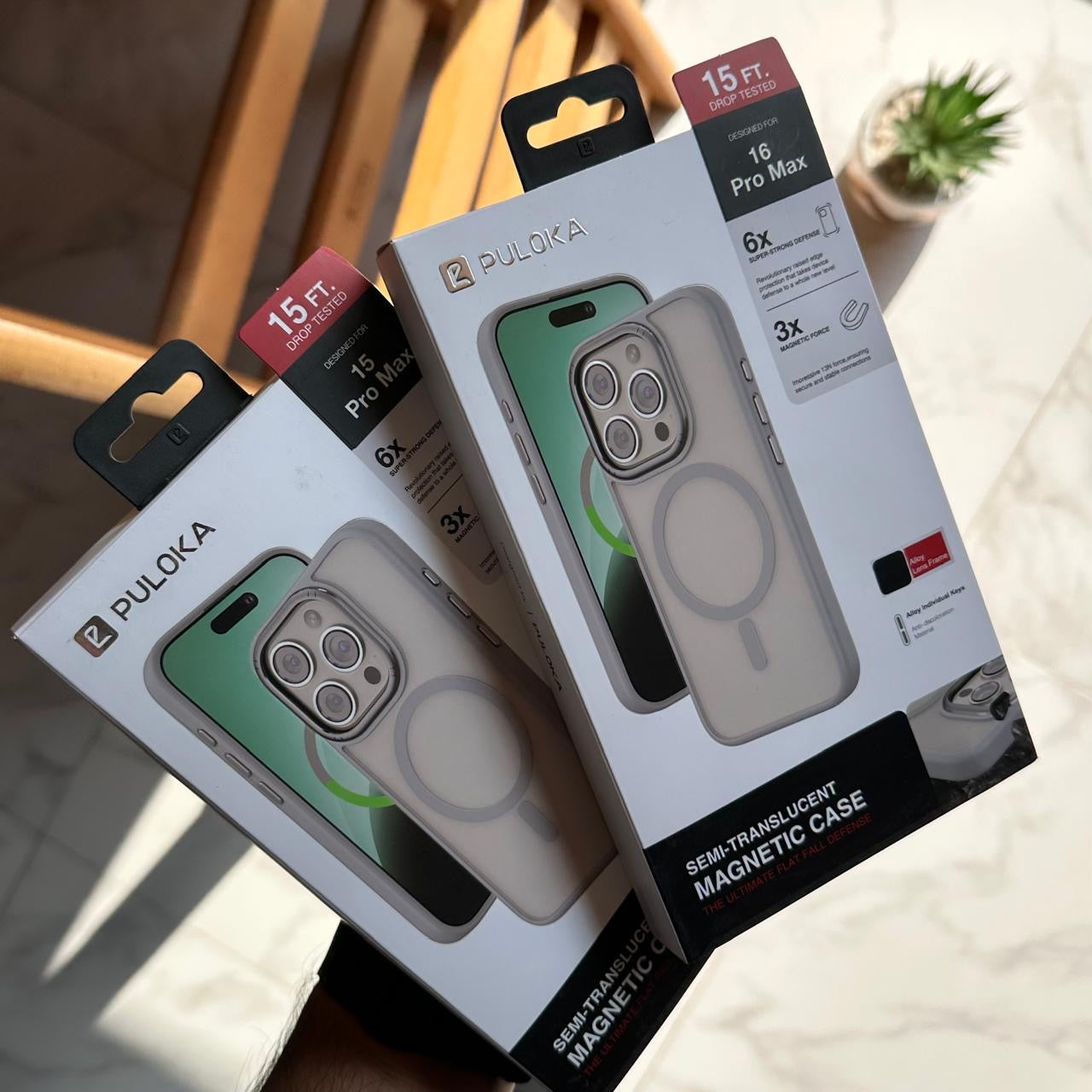 PULOKA Matte Pure MagSafe with Metal Camera Case (Code PLK61)