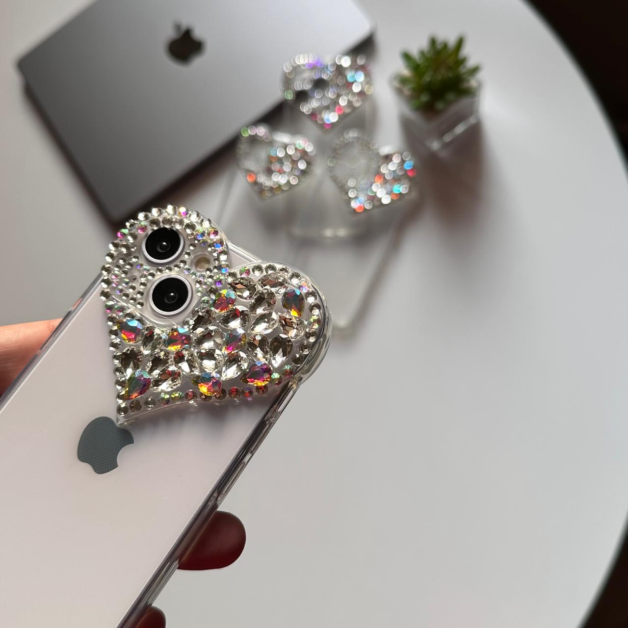 Heart Crystal Transparent Case (Code HCR57)