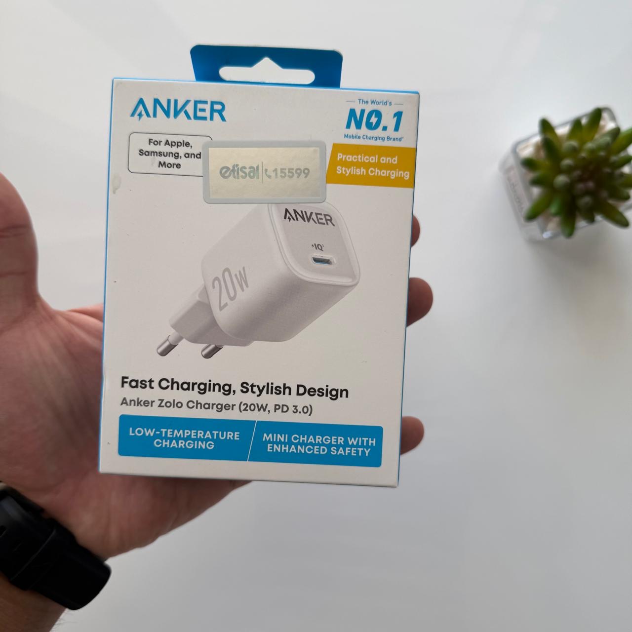 ANKER Fast Charging Stylish Design Zolo Charger 20W (Code A2699L21)