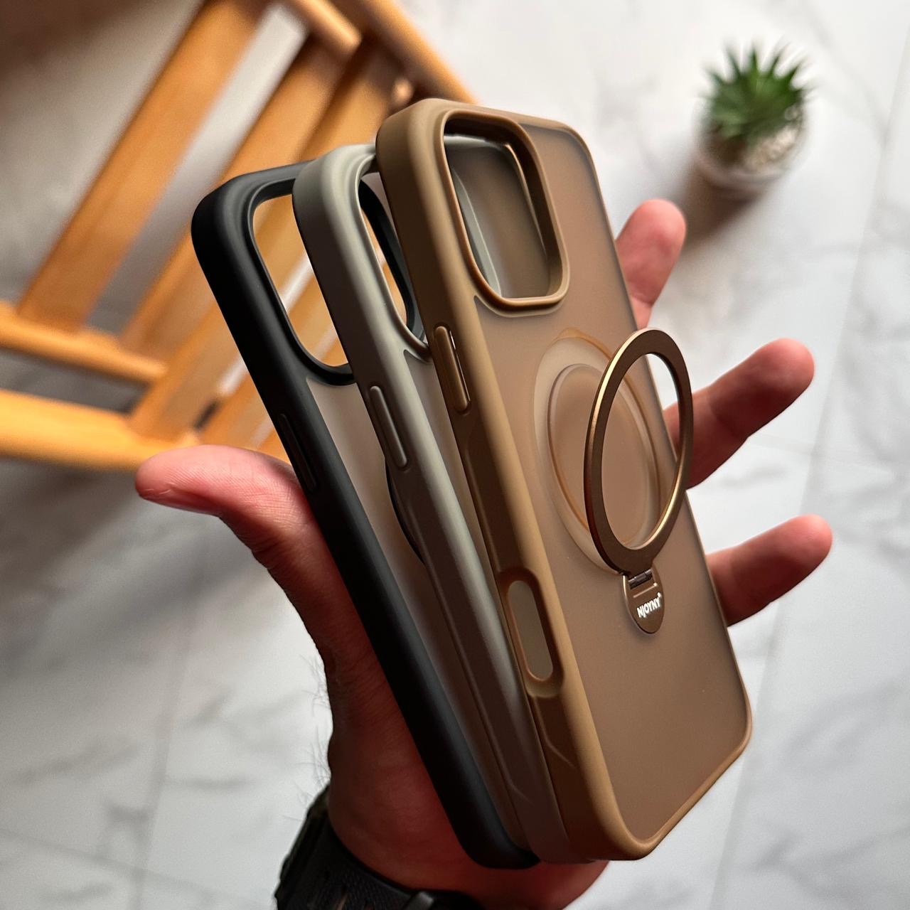 NY Matte Pure MagSafe Stand Case (Code NYS63)