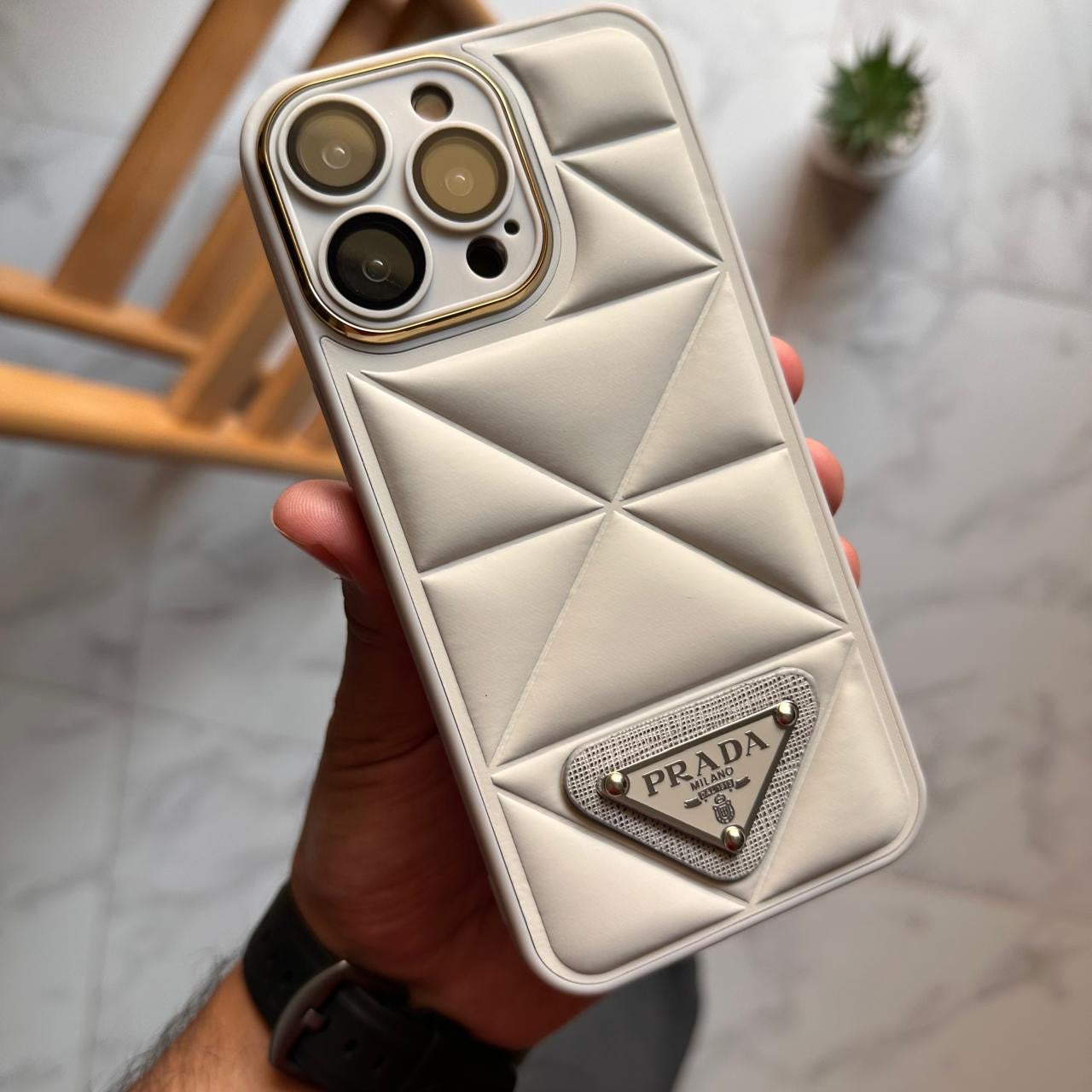 PRADA Leather Case with Lens Protector (Code PRD66)