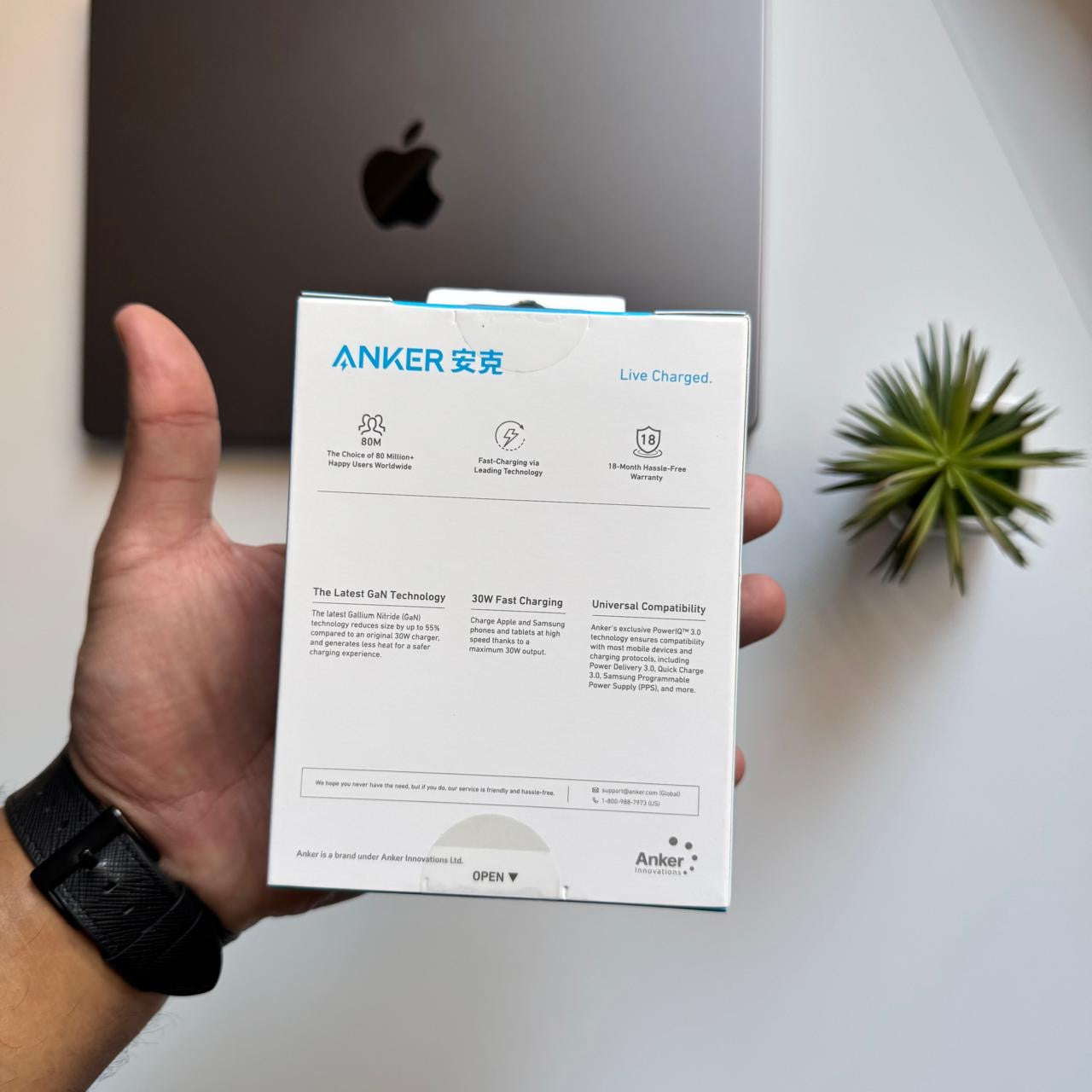 ANKER Original 313 Charger 30watt(Code A2639P21)