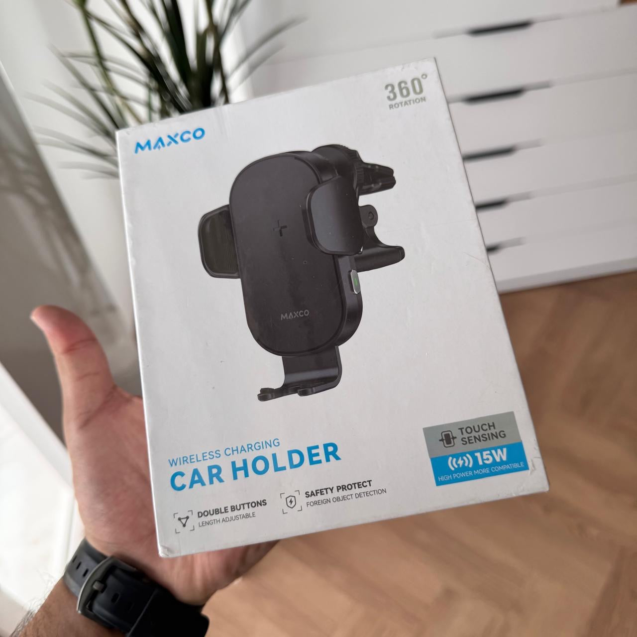 MAXCO Wireless Charging Car Holder (Code MZ01)