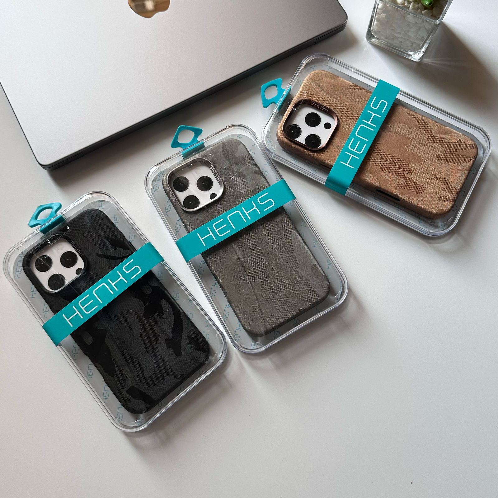 HENKS Camo Army Canvas MagSafe Case (Code HCC80)