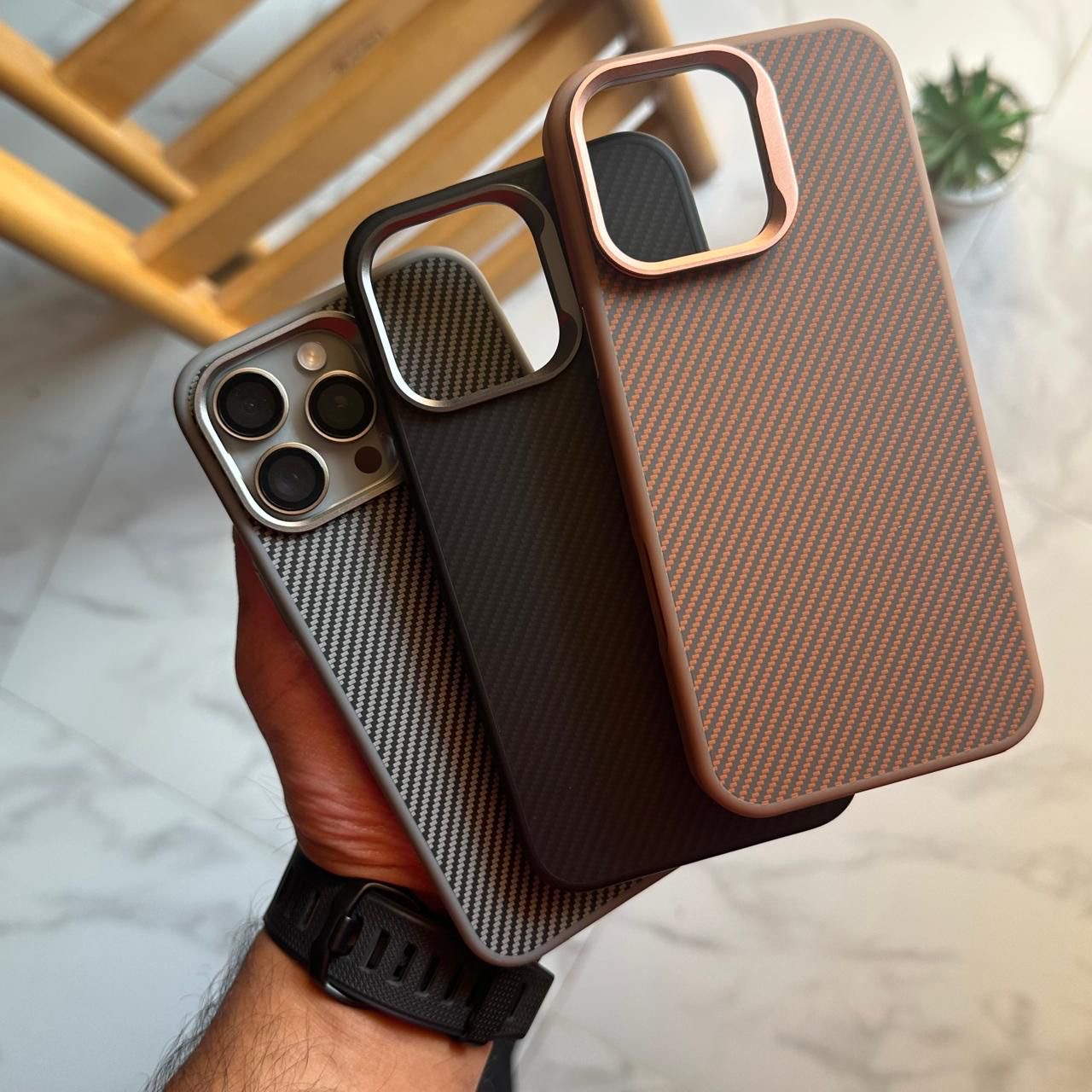 NY Carbon with Metal Frame Camera Case(Code NYC65)