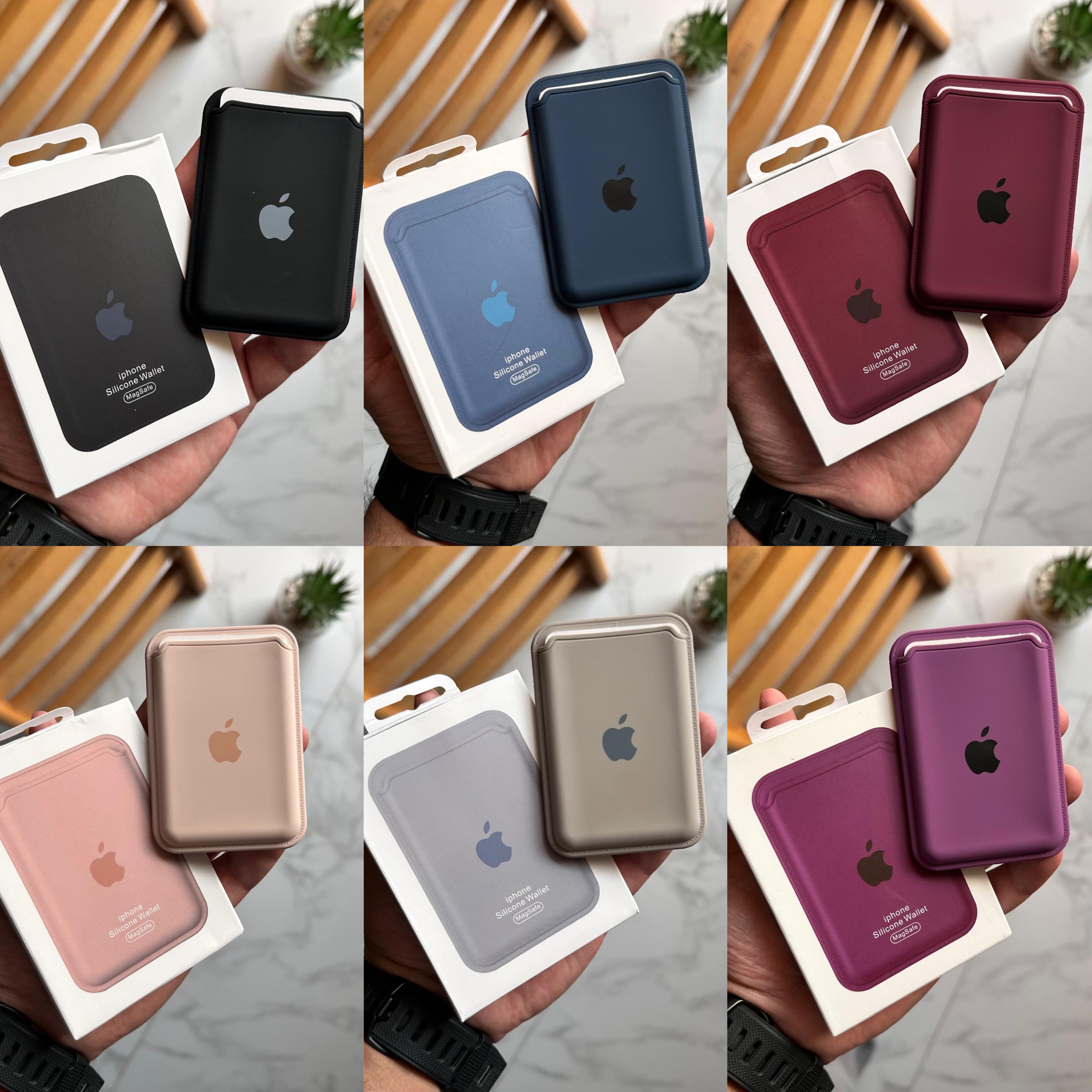 Apple Magnetic Silicone Wallet (Code AMS45)
