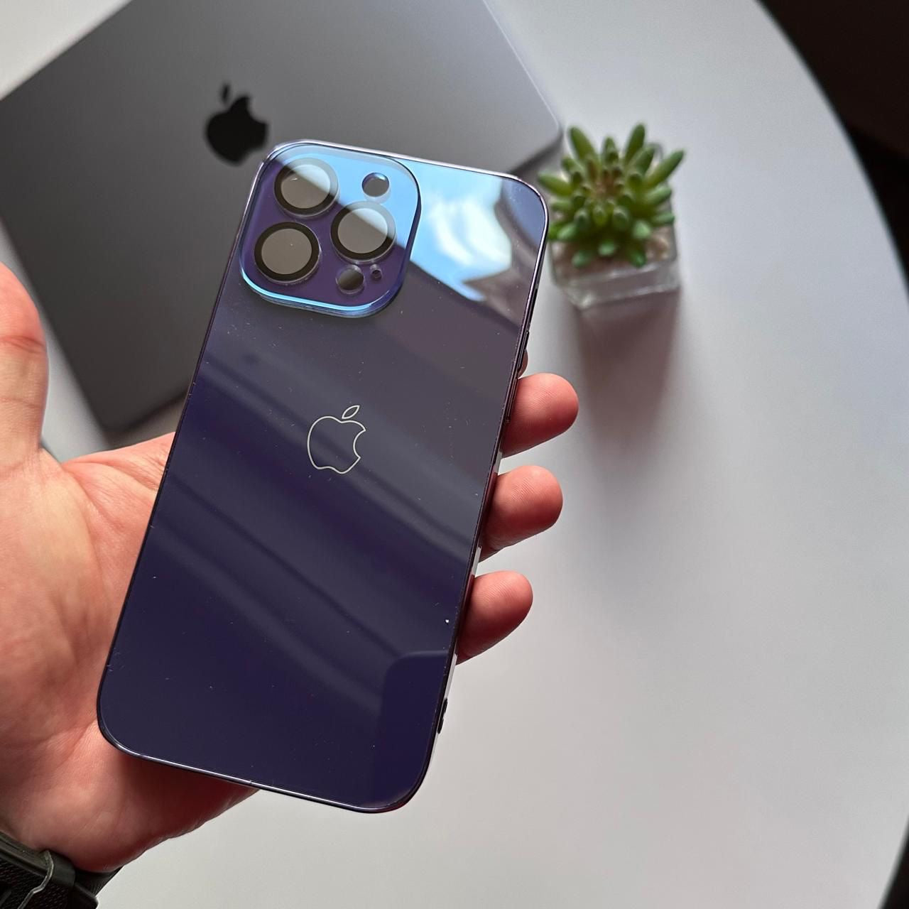 Electroplated Acrylic with Glass Lens Protector Case (Code ACR53)