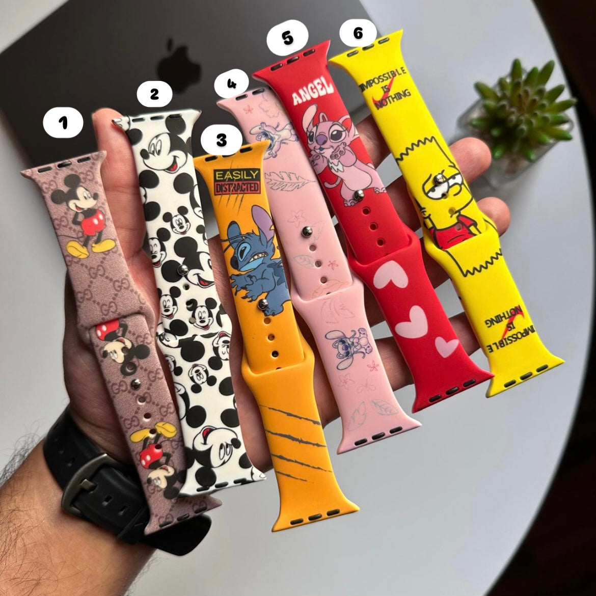 Trendy Silicone Bands For Apple Watch (Code TSL50)