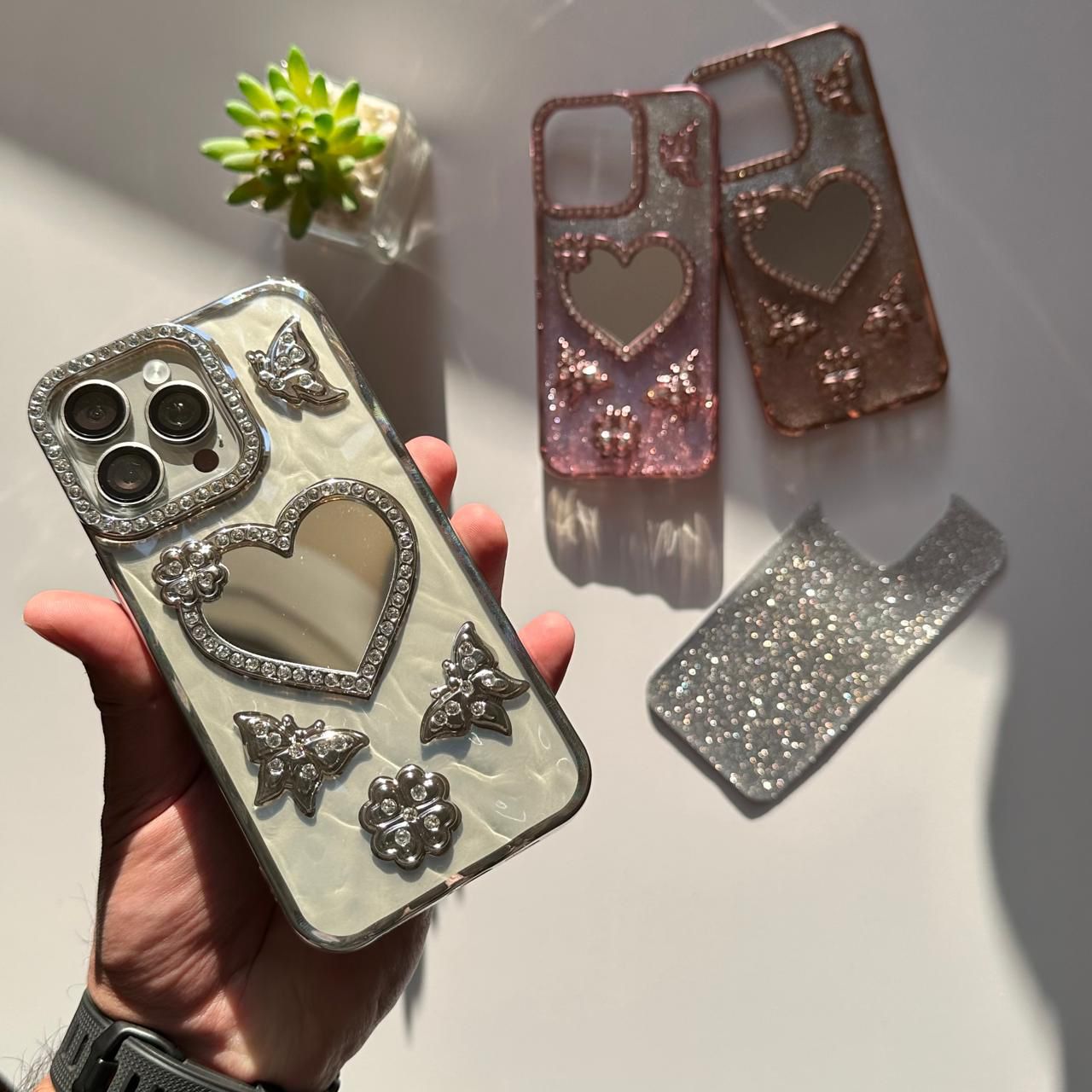 Heart Mirror Paper Sheet Case (Code HMP53)
