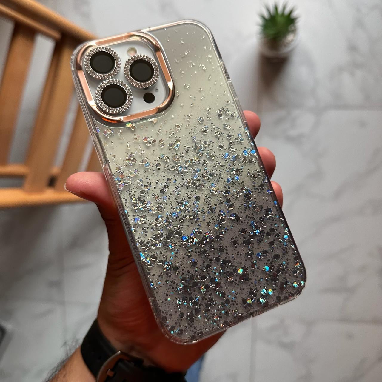 Magic Mask Glitter Clear Colors Case (Code MC392)