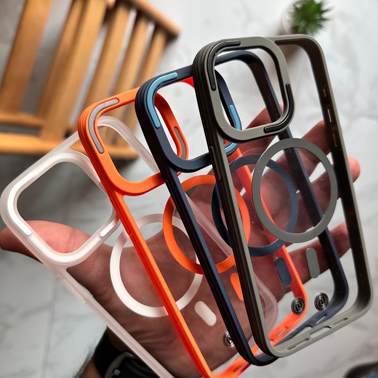 DUZON Brand TPU Frame MagSafe Case (Code DZN31)
