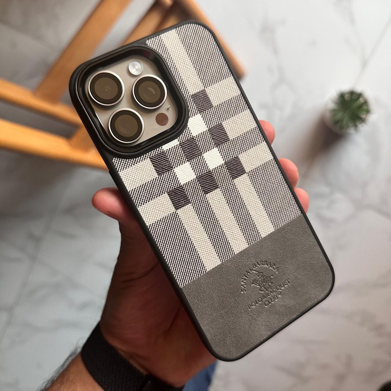 Polo Leather Madras Case (Code POL54)