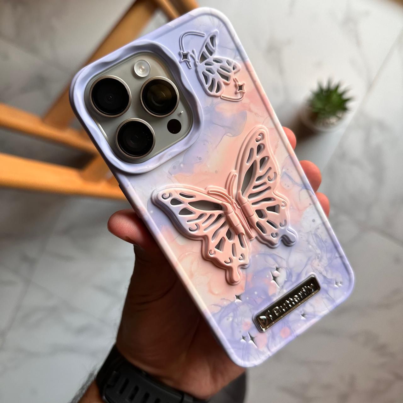 Butterfly Colorful Stand Case (Code BES93)