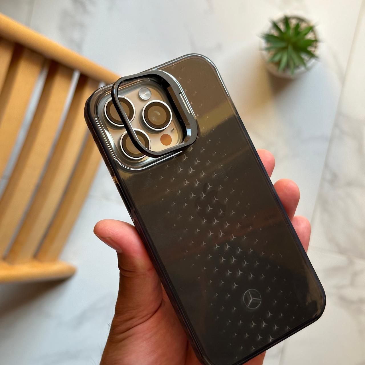 Car Brands Transparent with Camera Stand Case (Code CRB52)