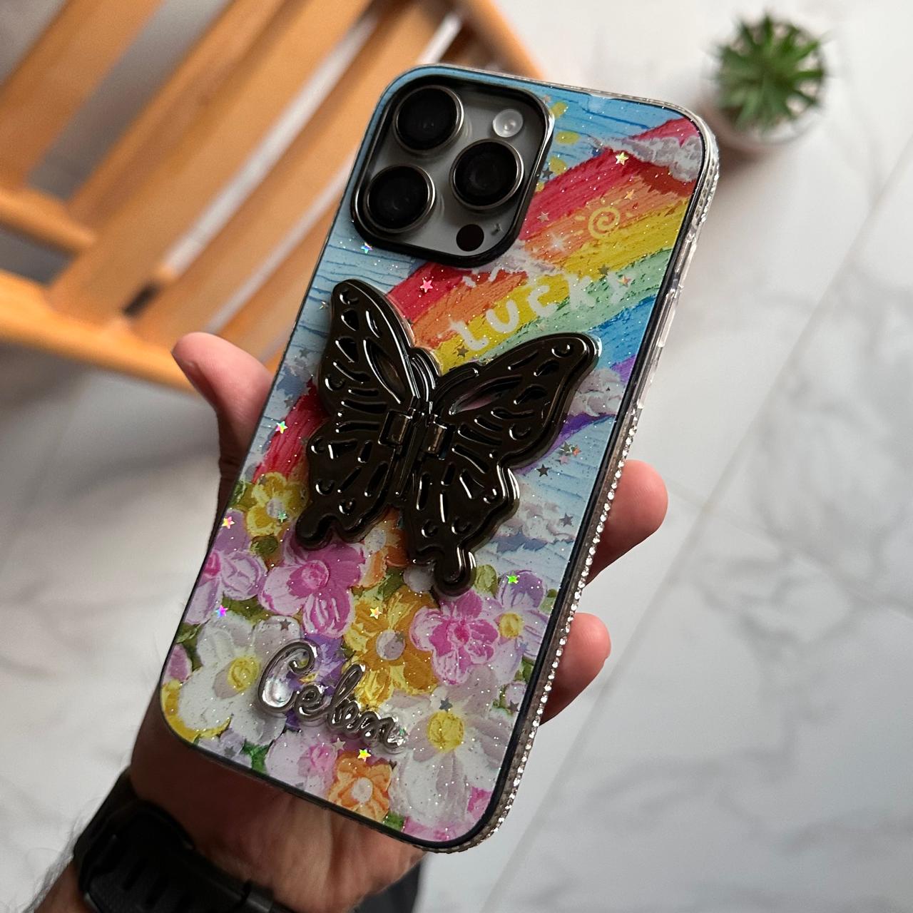 Rainbow Butterflies Case (Code BES76)
