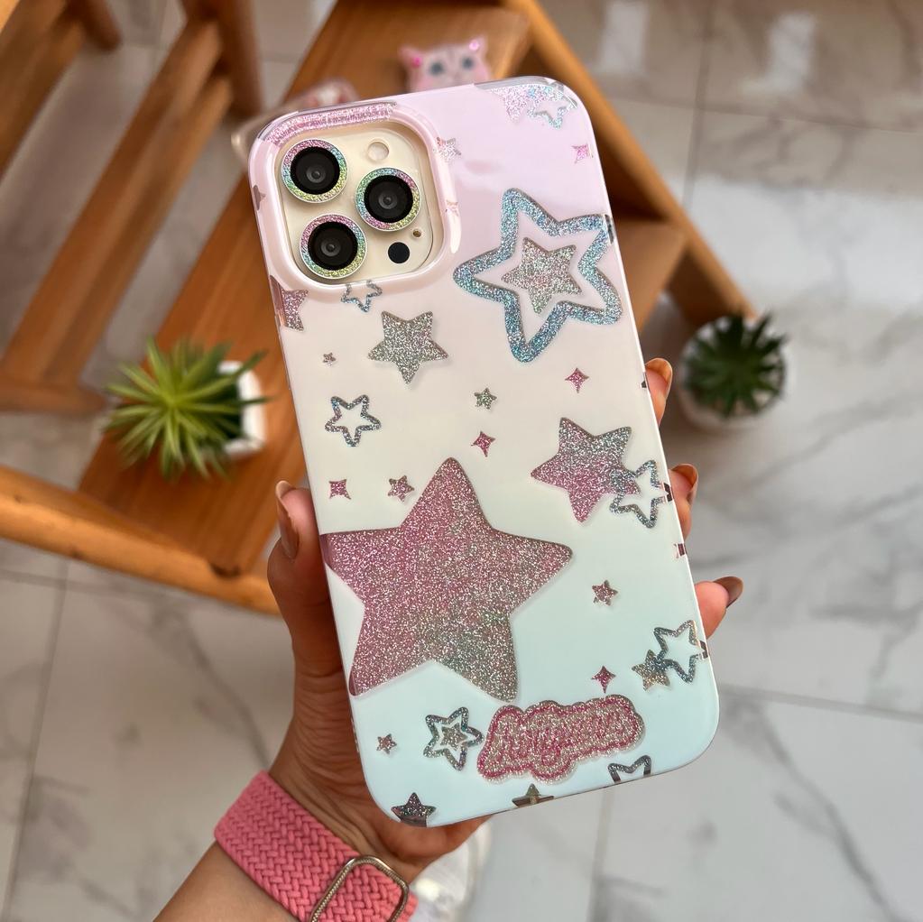 Shinny Glitter Star Acrylic Case (Code SHN5)
