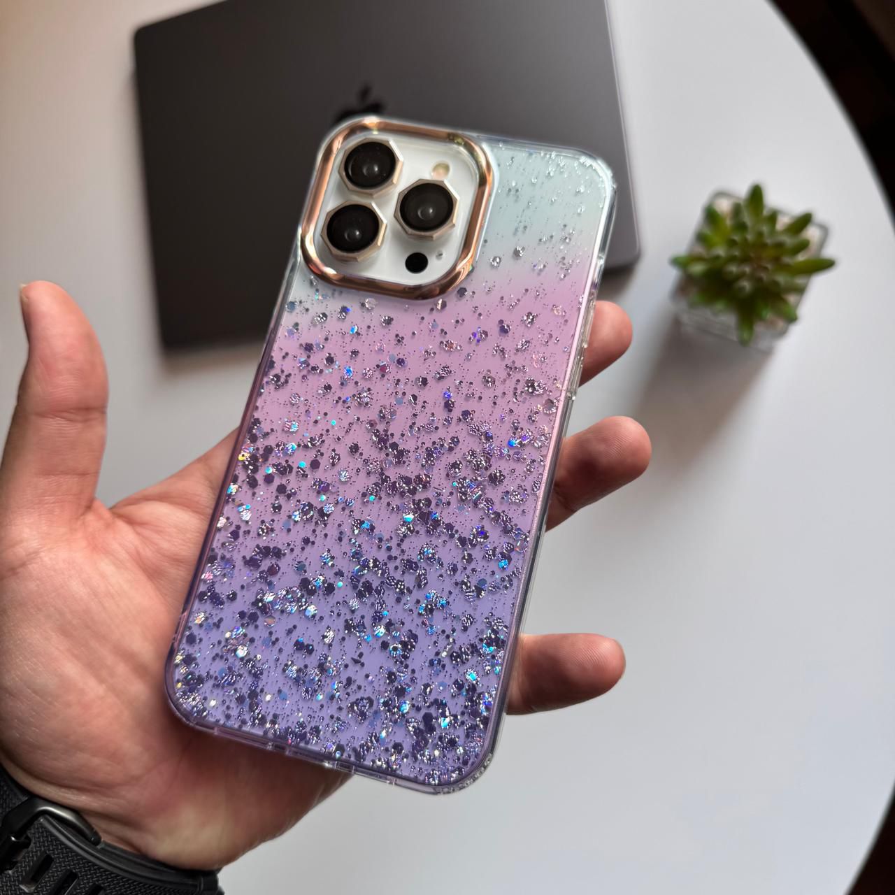 Magic Mask Glitter Clear Colors Case (Code MC392)