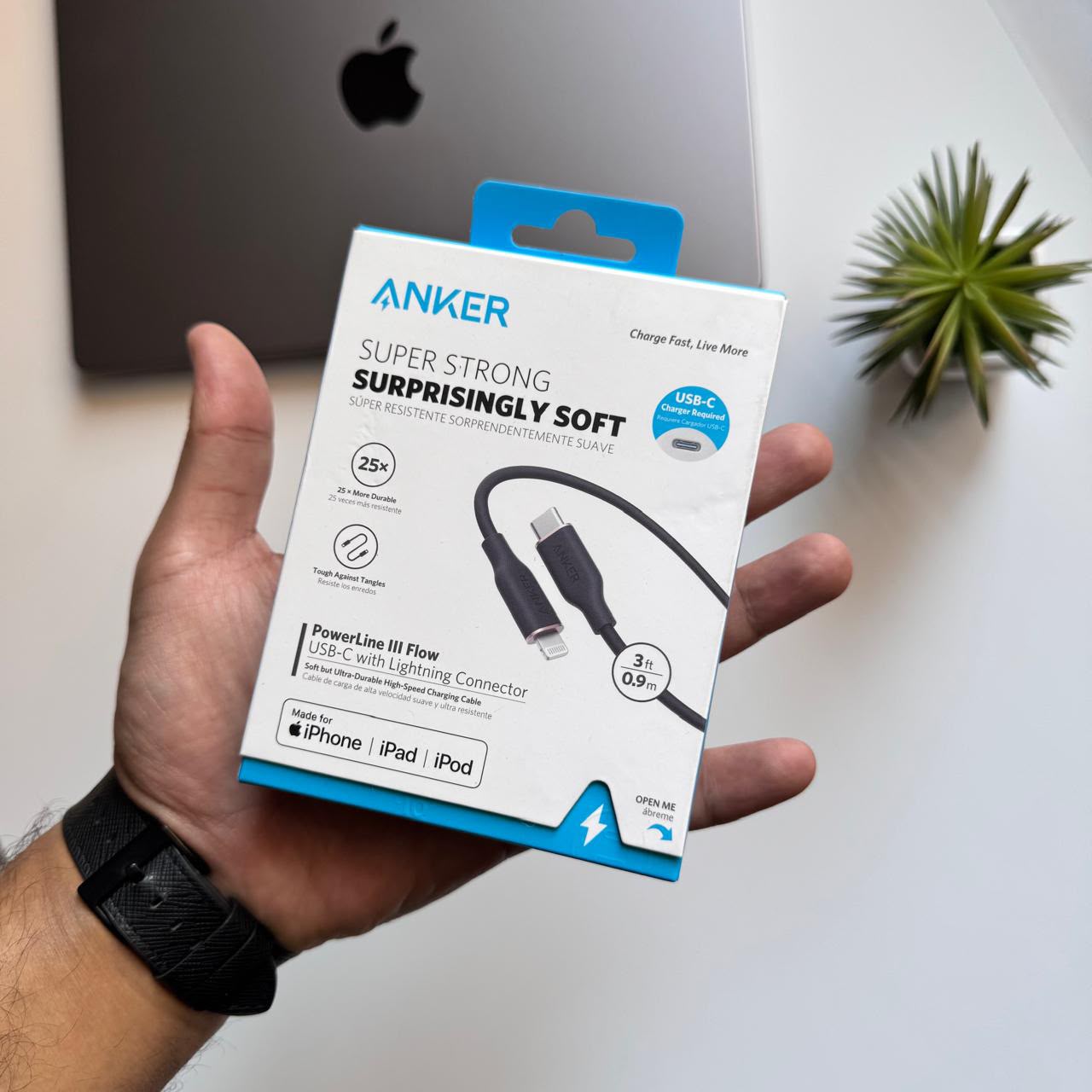Anker Super Strong Surprisingly Soft Type-C to Lightning(Vode A8662P11)