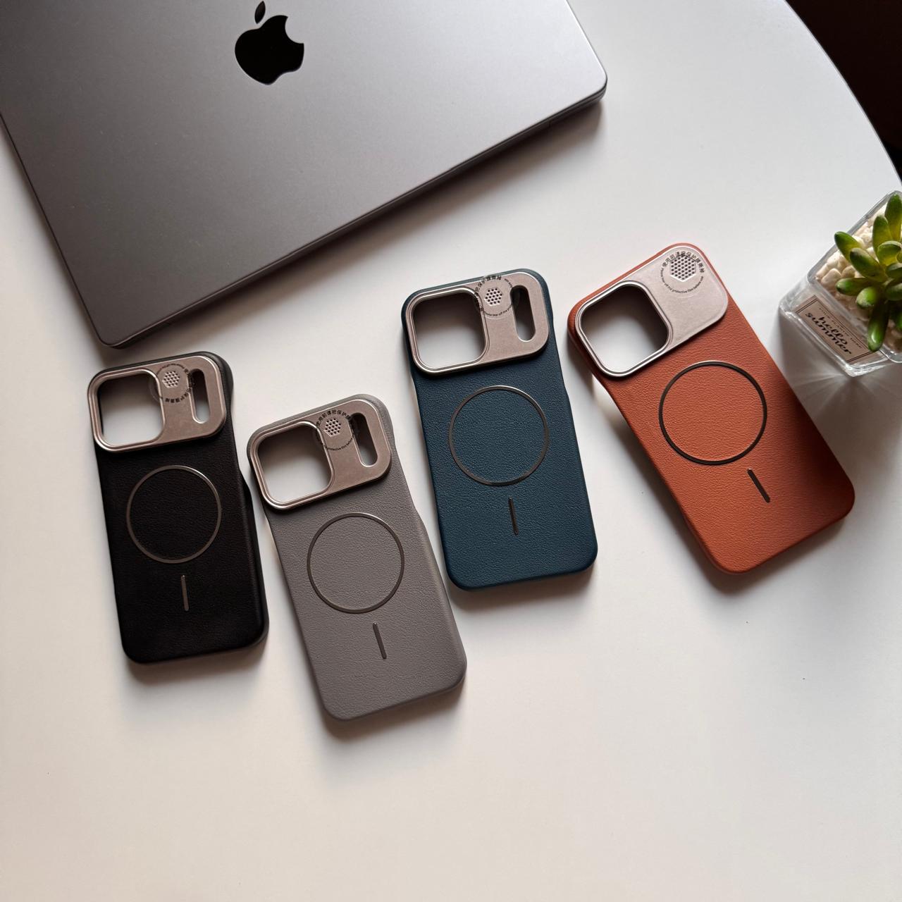Basic Leather Metal MagSafe Case(Code BML75)