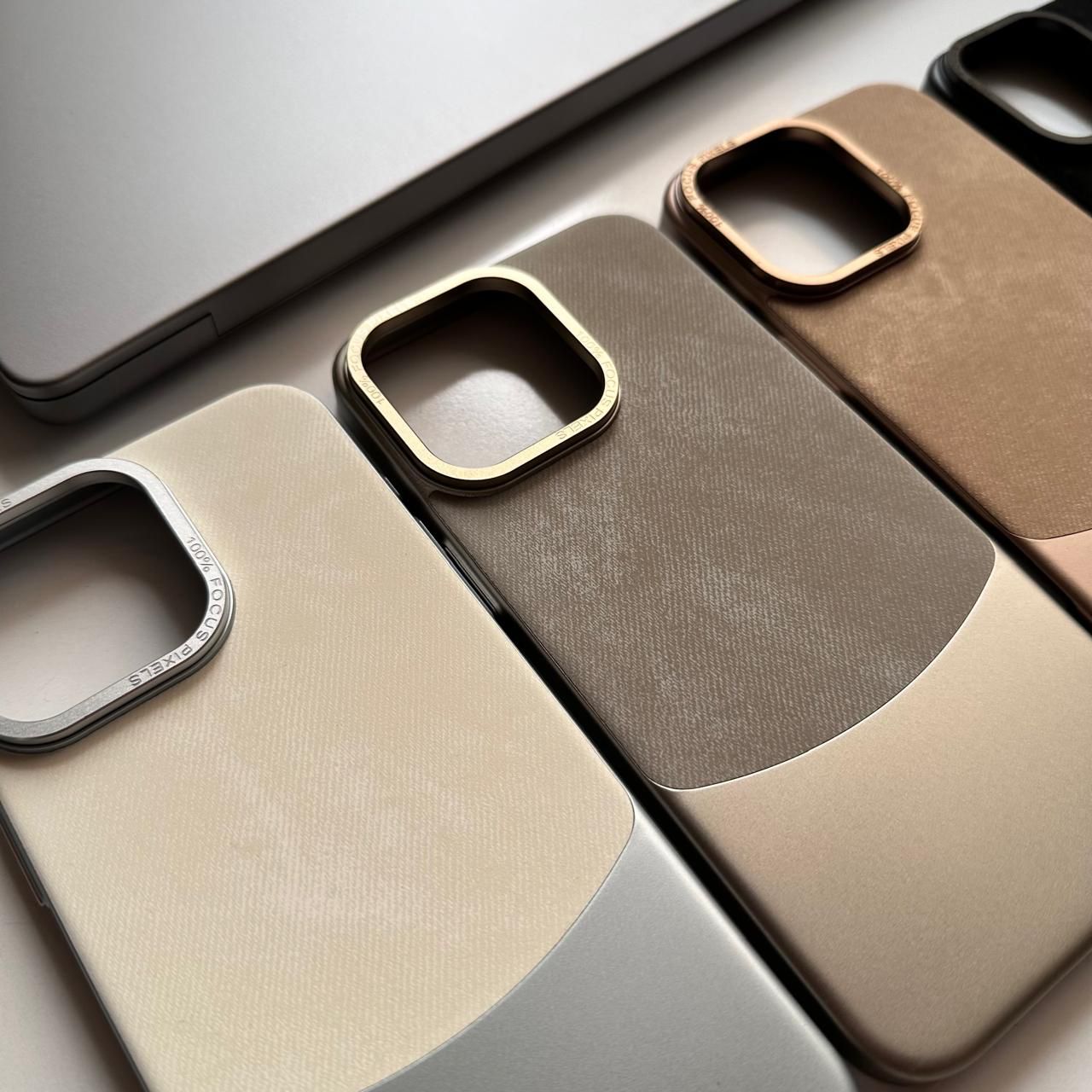 Hard Slim-Fit Acrylic & Soft Leather Case(Code HLA65)