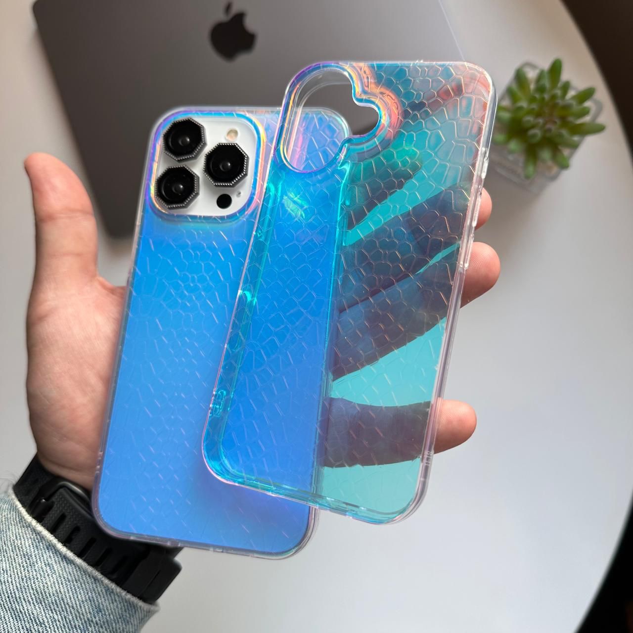 Snake Transparent Reflection Case(Code SKR22)