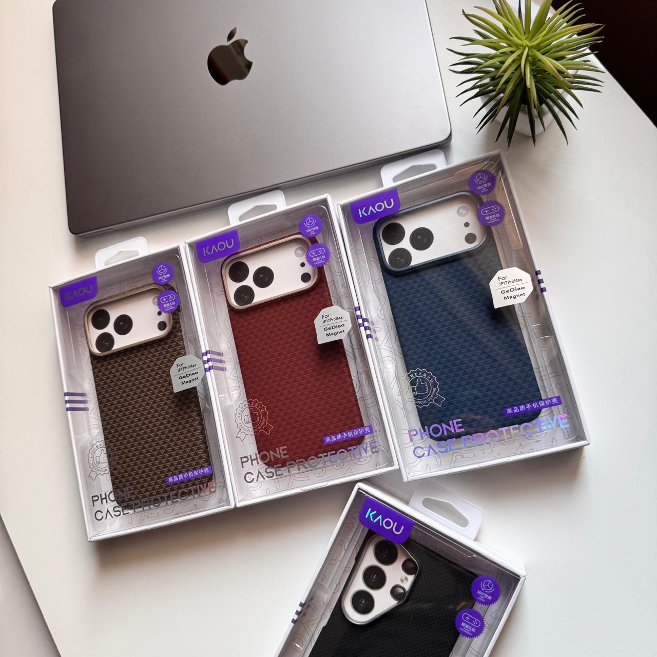 Carbon Fiber Design MagSafe Case(Code KCF45)