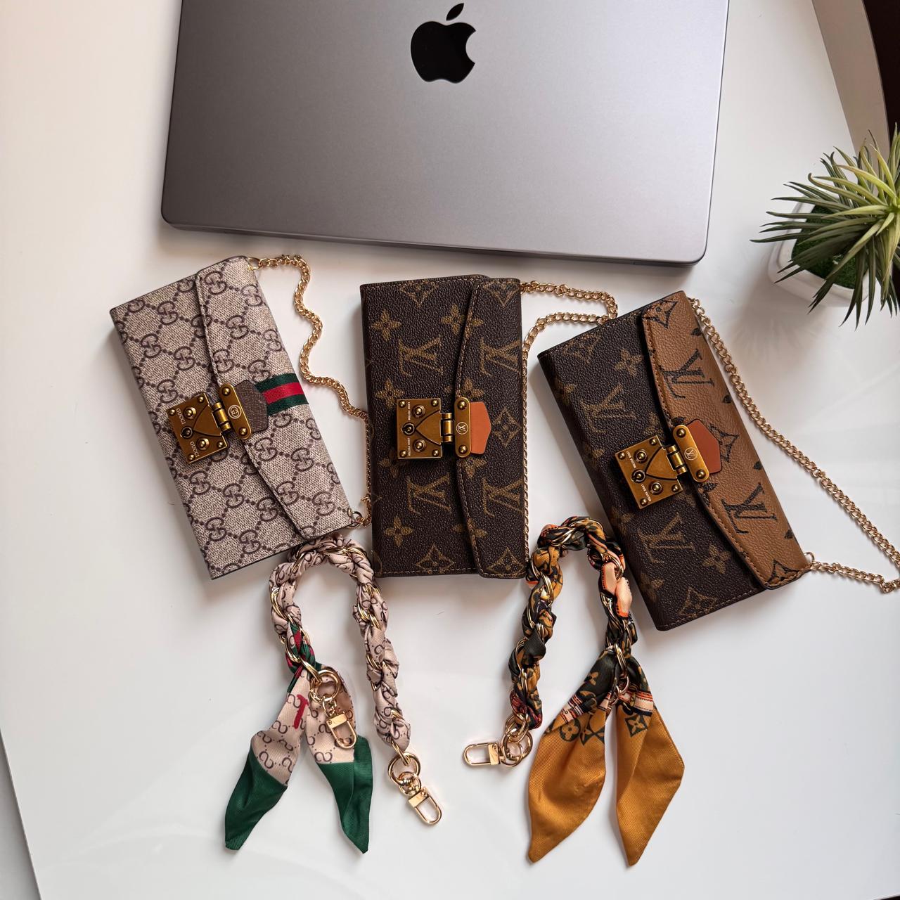 Leather Bag Brands with Strap Case(Code LBB83)