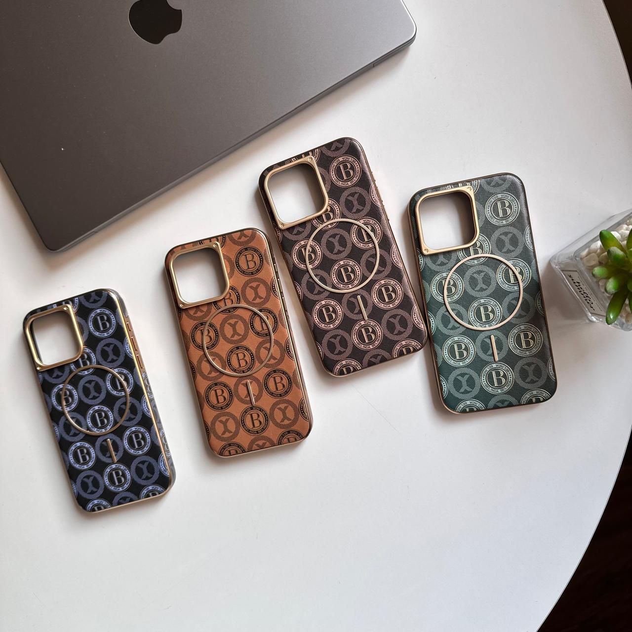 Brand BI Soft Leather MagSafe Case(Code BIB55)