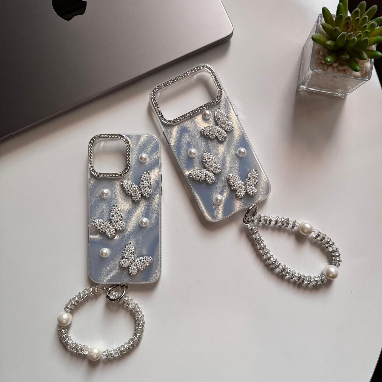 3D Butterflies Diamond Frame Case(Code BTF32)