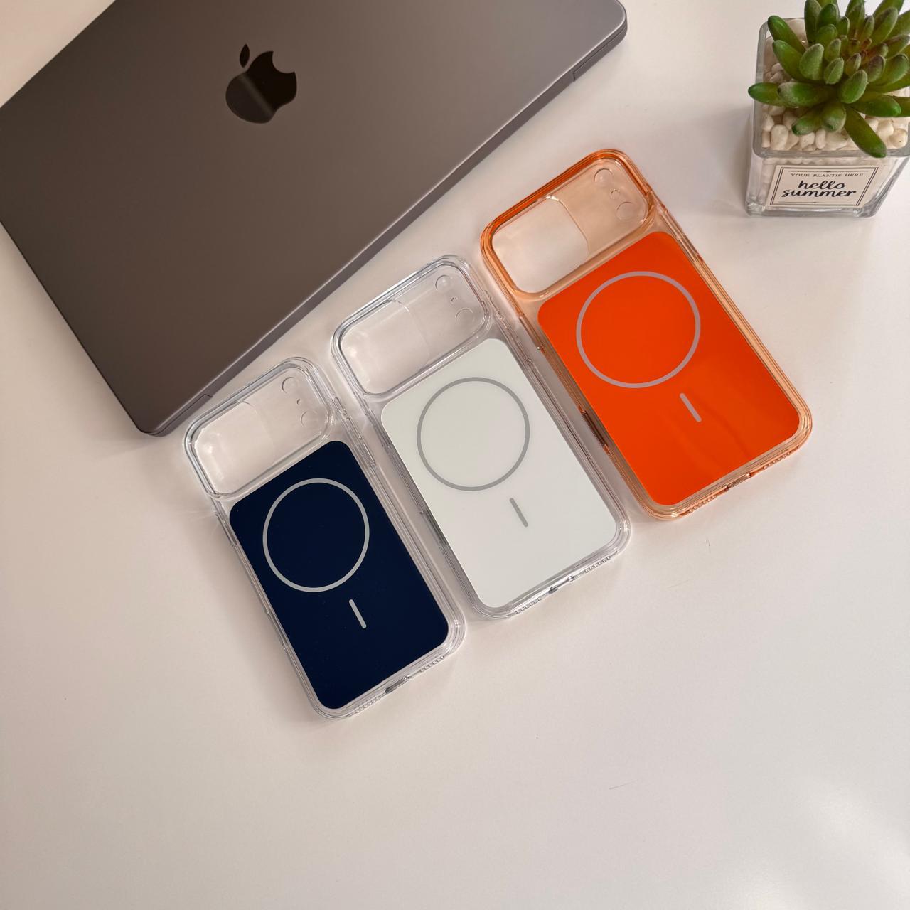 Doyers Hard Transparent Color Back MagSafe Case(Code DYR63)