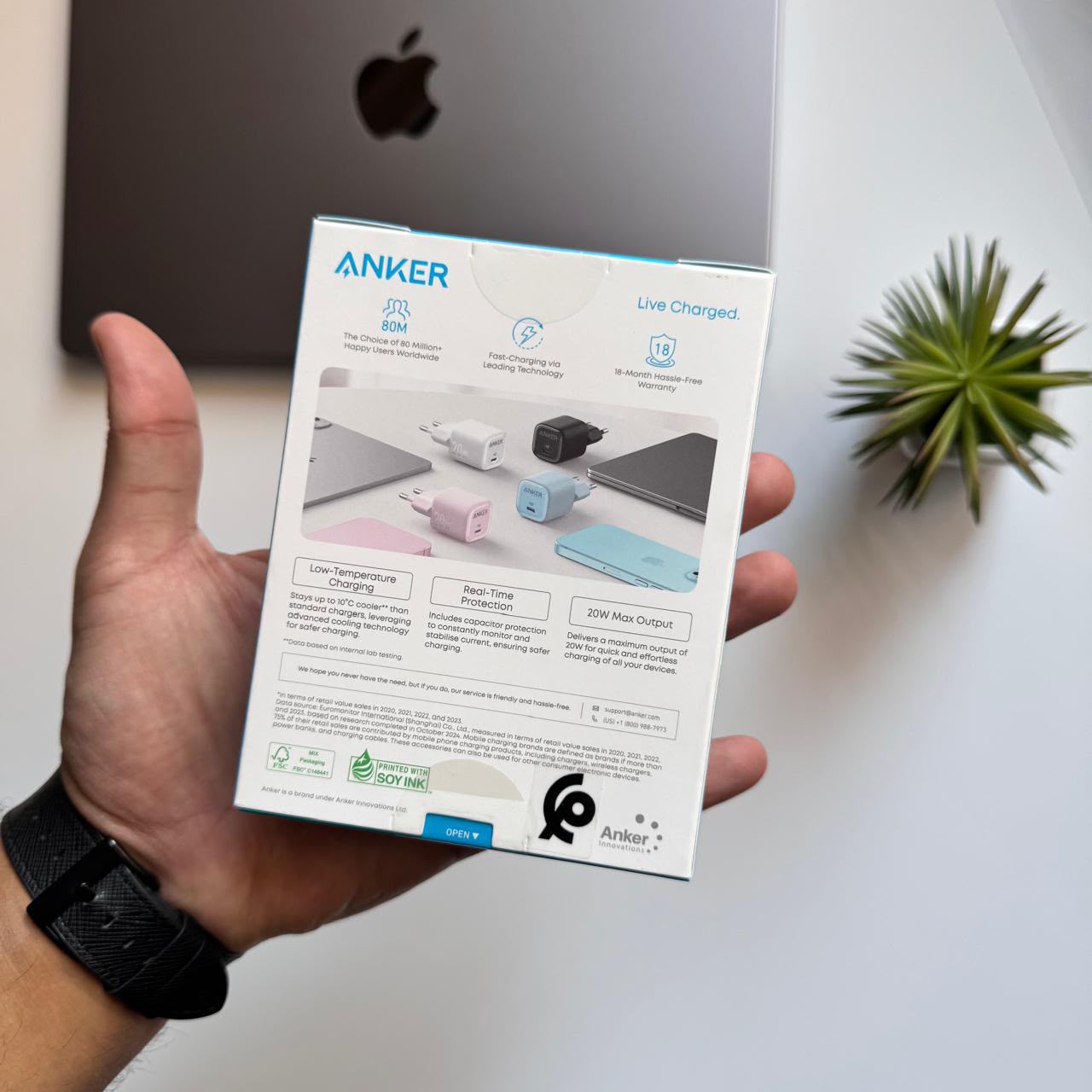 ANKER Fast Charging, Stylish Design 20W(Code A2699L21)