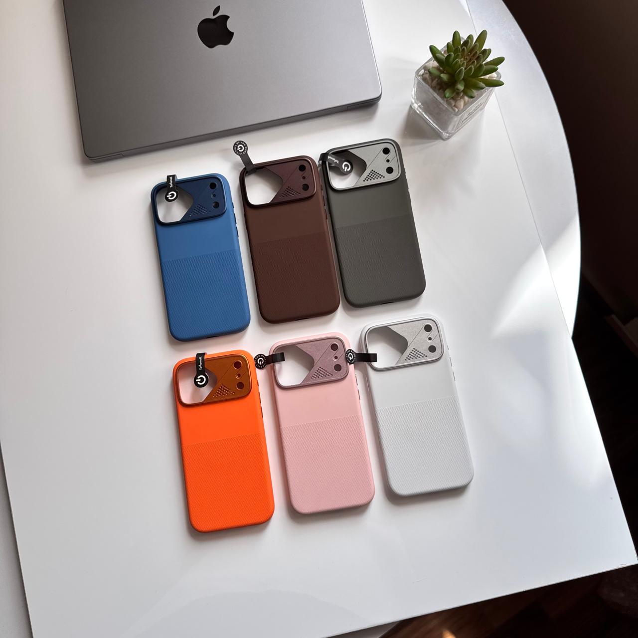 Silicone Triangle Camera Shape MagSafe Case(Code TRN16)