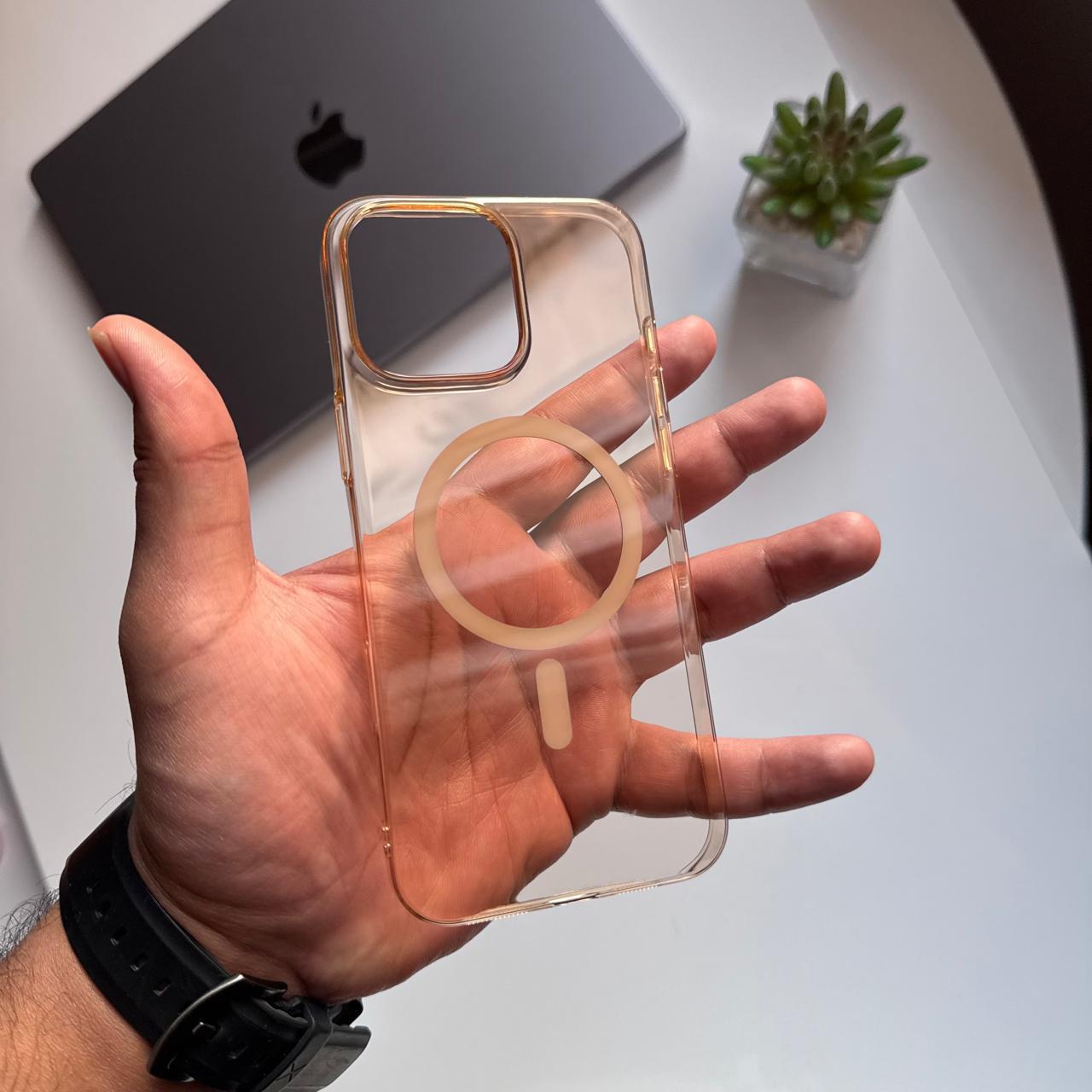 Transparent Hard Slim-fit MagSafe Case(Code THS55)