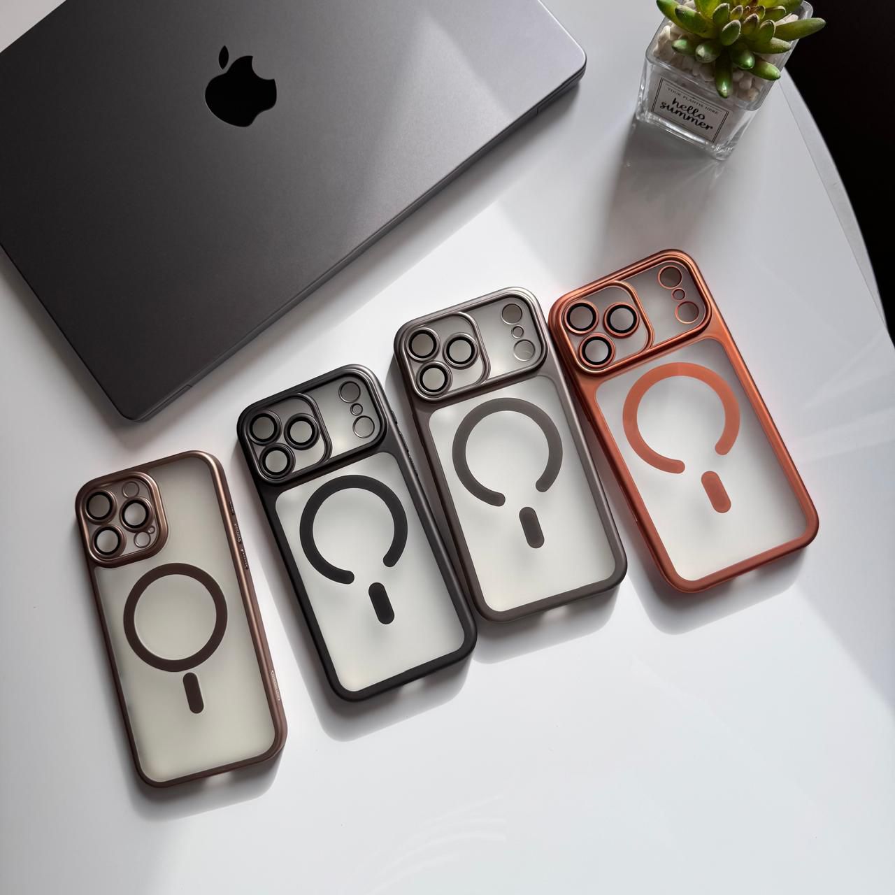 Matte Pure MagSafe with Lens Protector Case(Code LMP32)