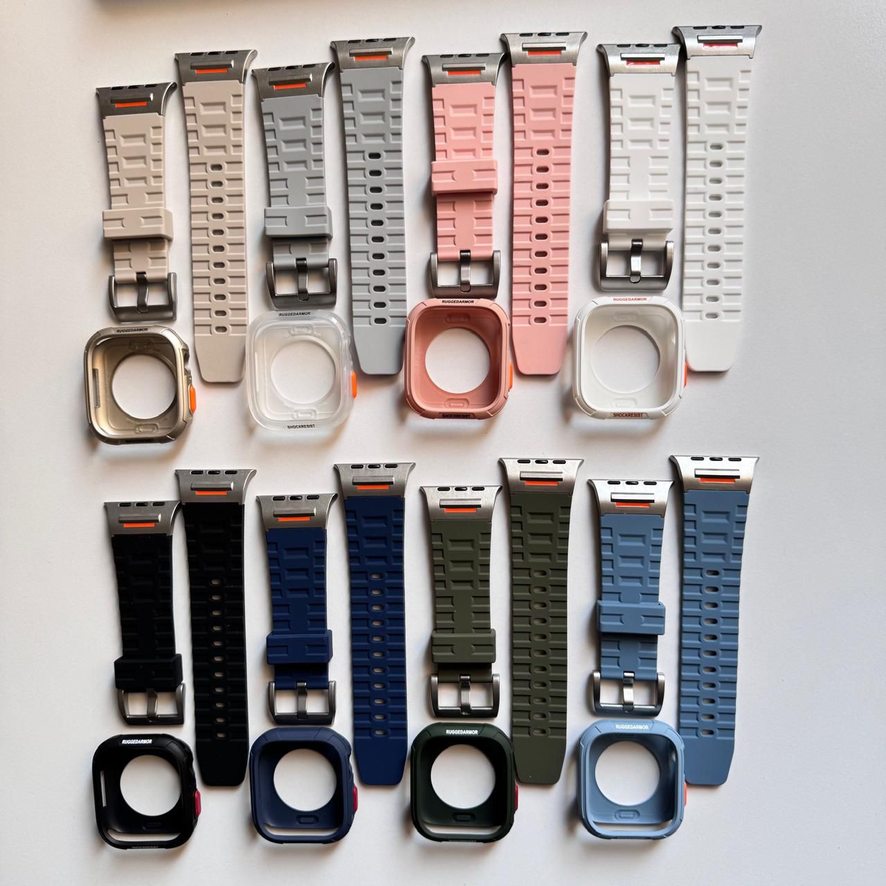 Silicone Set For Apple Watch Case(Code STA74)