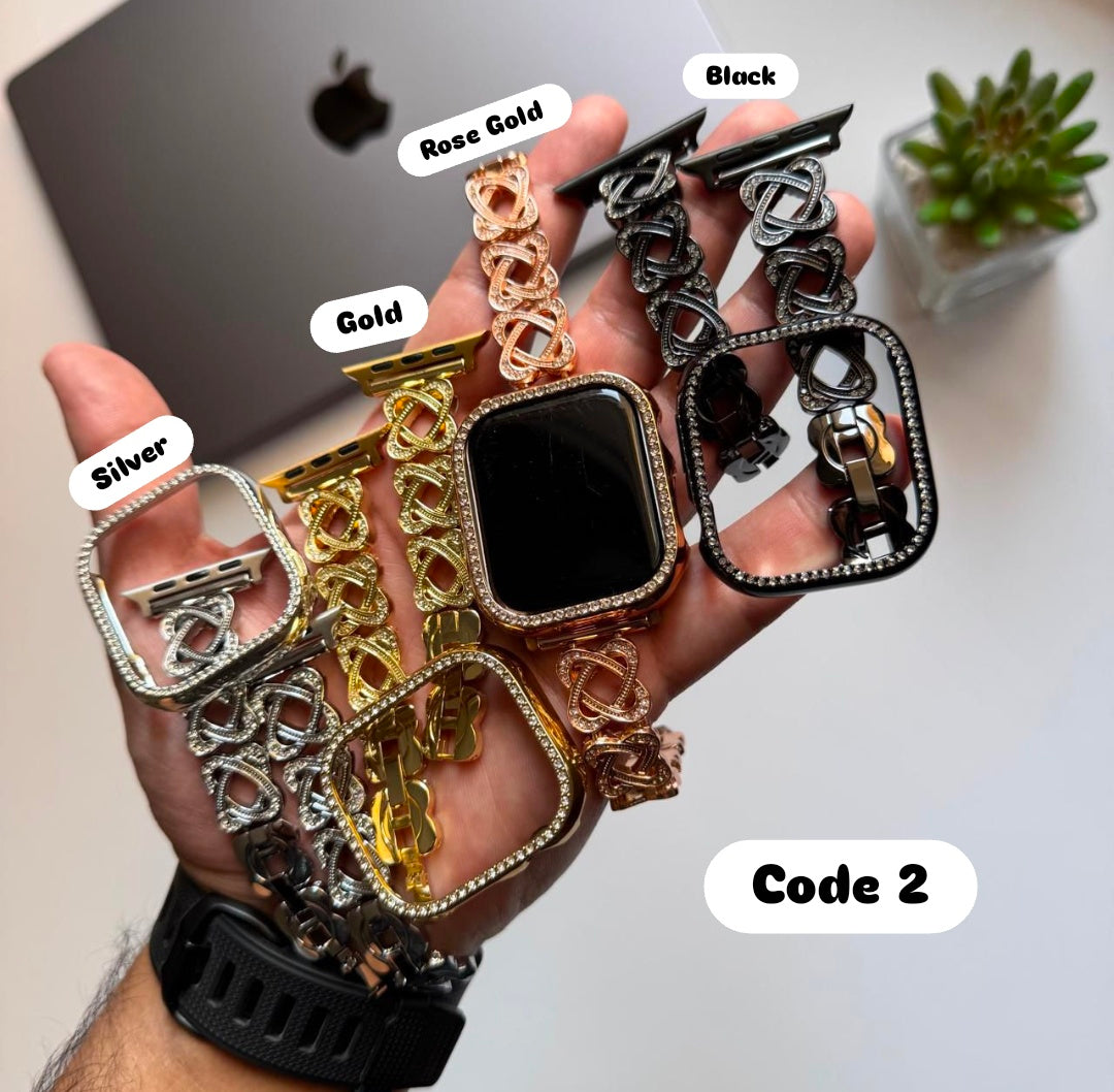 Luxury Fashion Set For Apple Watch Case(Code STA73)