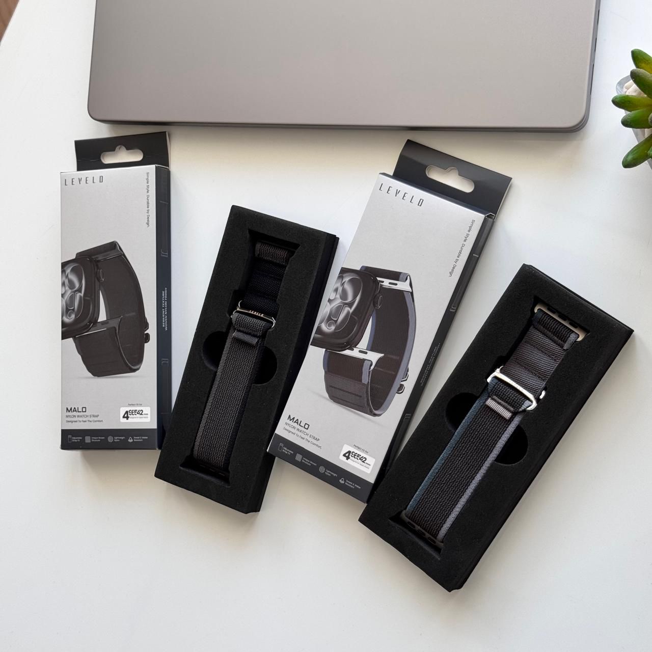 LEVELO MALO Nylon Watch Strap(Code LVS94)