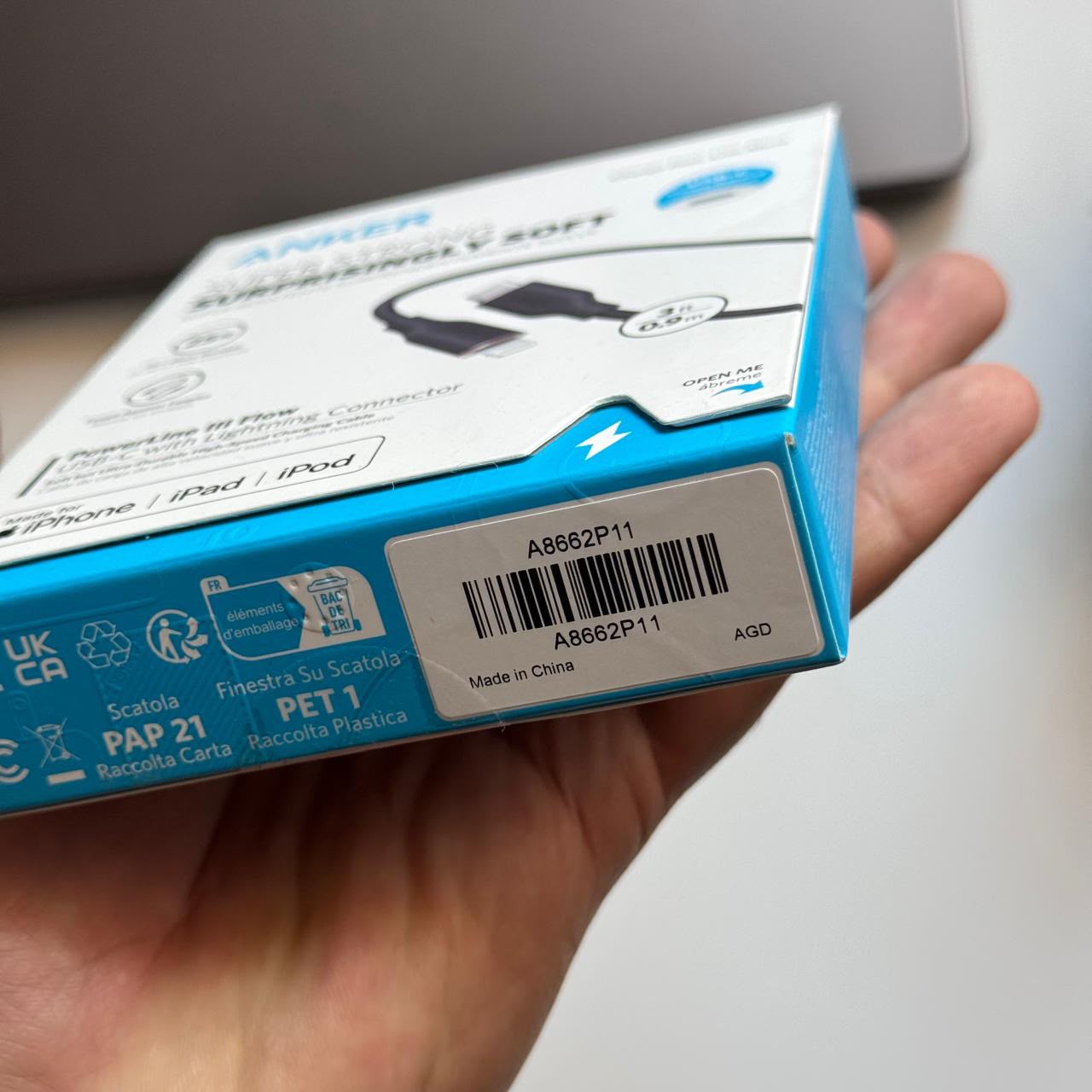 Anker Super Strong Surprisingly Soft Type-C to Lightning(Vode A8662P11)