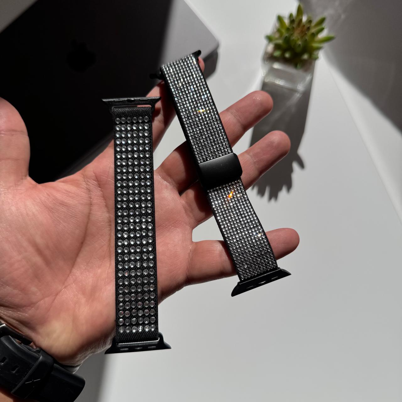 Diamond Stretch & Magnetic Lock Band for Apple watch(Code DSM88)