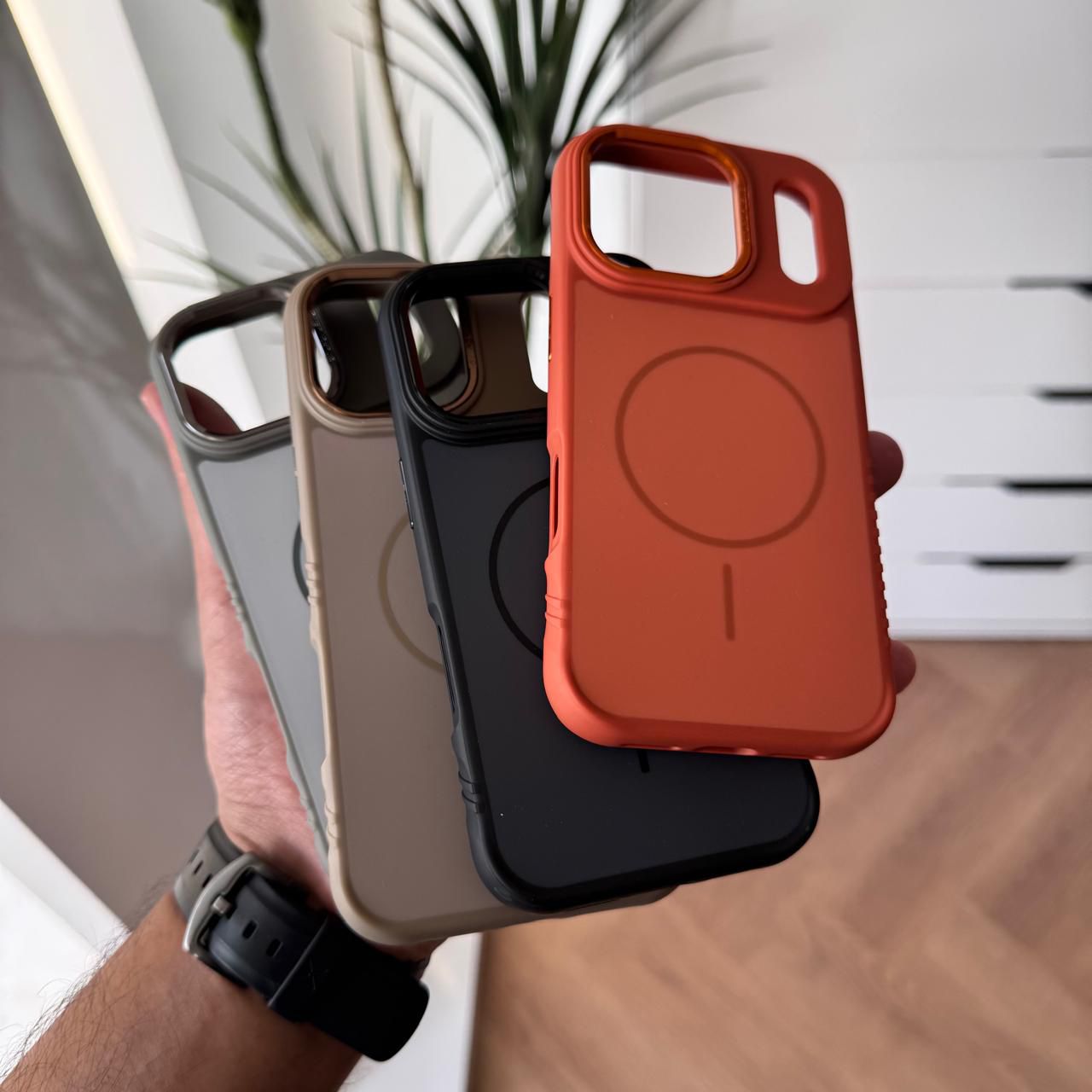 Basic Rubber MagSafe Case(Code SLM73)