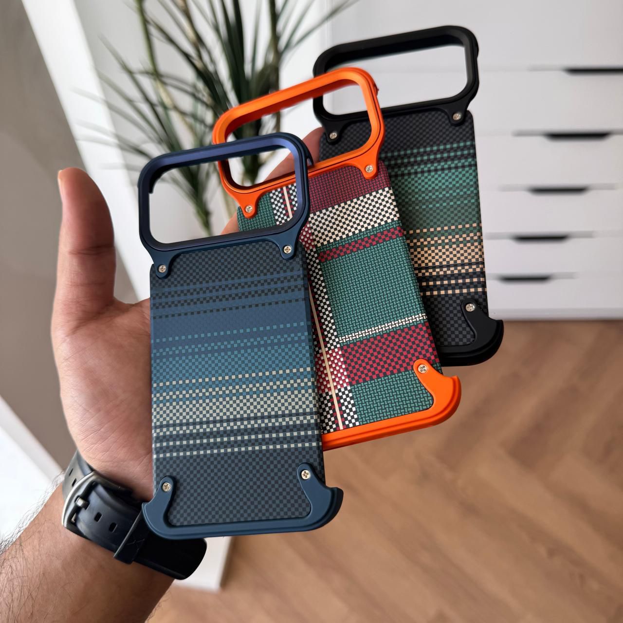 Acrylic like Metal Carbon Case(Code AMC33)
